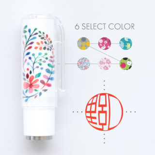 レンズ印グラフィー シャチハタネーム9 スタンドタイプ