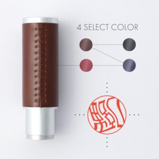 ロール印グラフィー シャチハタネーム9 Vivo-Leather