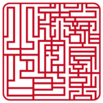 公認会計士勝安芳之印 | 職印(角印)| ライン印グラフィー